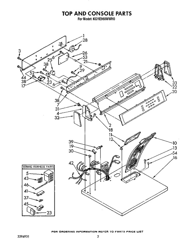 Diagram for KGYE960WAL0