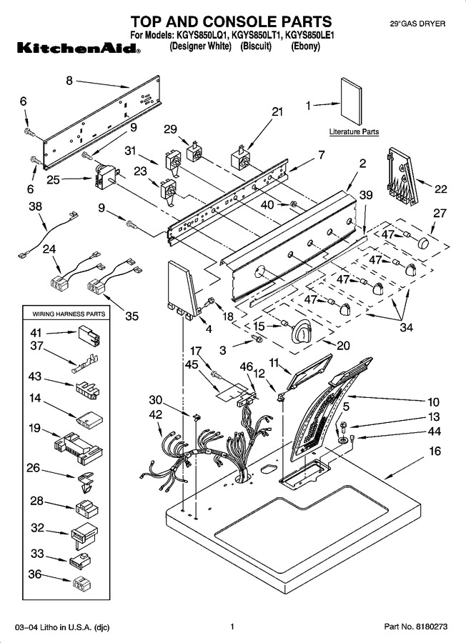 Diagram for KGYS850LE1