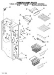 Diagram for 04 - Freezer Liner Parts