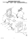 Diagram for 08 - Dispenser Front Parts