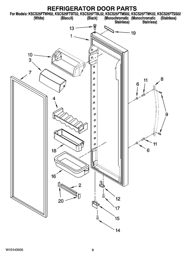 Diagram for KSCS25FTWH02