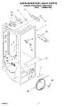 Diagram for 02 - Refrigerator Liner Parts