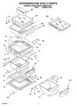 Diagram for 05 - Refrigerator Shelf Parts