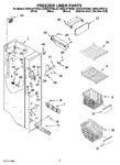 Diagram for 04 - Freezer Liner Parts