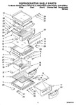 Diagram for 03 - Refrigerator Shelf Parts