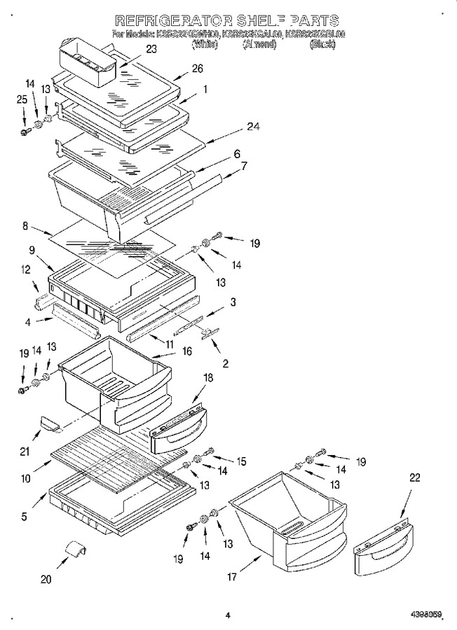 Diagram for KSRS22KGWH00