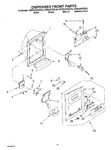 Diagram for 08 - Dispenser Front Parts