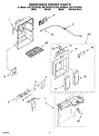 Diagram for 08 - Dispenser Front Parts