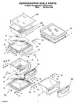 Diagram for 05 - Refrigerator Shelf Parts