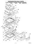 Diagram for 03 - Refrigerator Shelf Parts