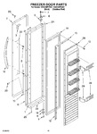 Diagram for 10 - Freezer Door Parts