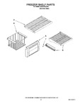 Diagram for 03 - Freezer Shelf Parts