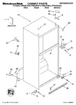 Diagram for 01 - Cabinet Parts