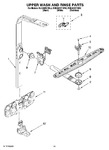 Diagram for 10 - Upper Wash And Rinse Parts