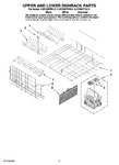Diagram for 04 - Upper And Lower Dishrack Parts