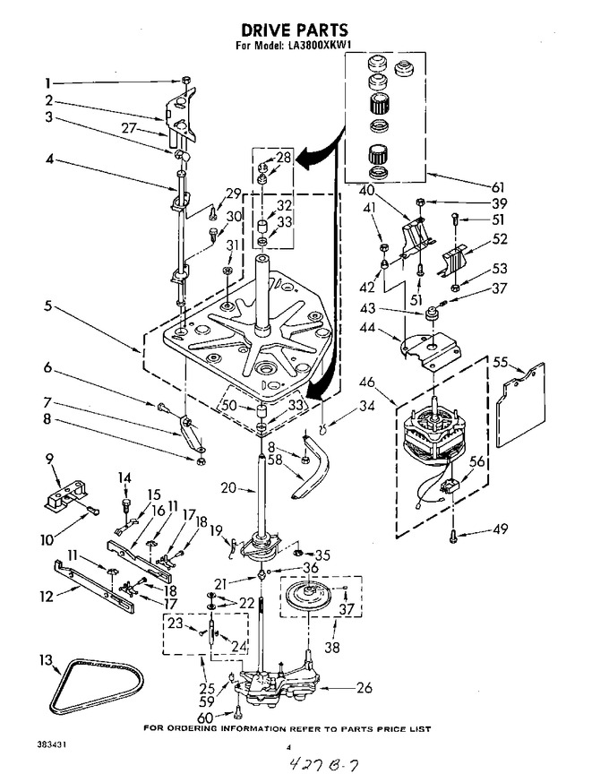 Diagram for LA3800XKW1