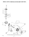 Diagram for 06 - Brake, Clutch, Gearcase, Motor And Pump