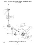 Diagram for 06 - Brake, Clutch, Gearcase, Motor And Pump