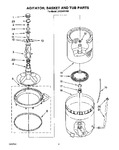 Diagram for 05 - Agitator, Basket And Tub