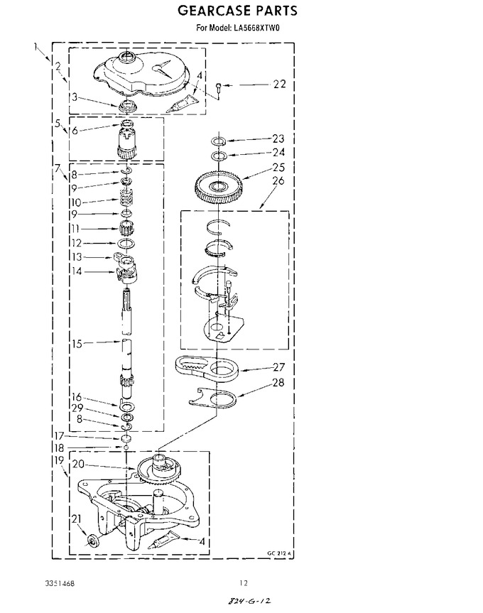 Diagram for LA5668XTW0