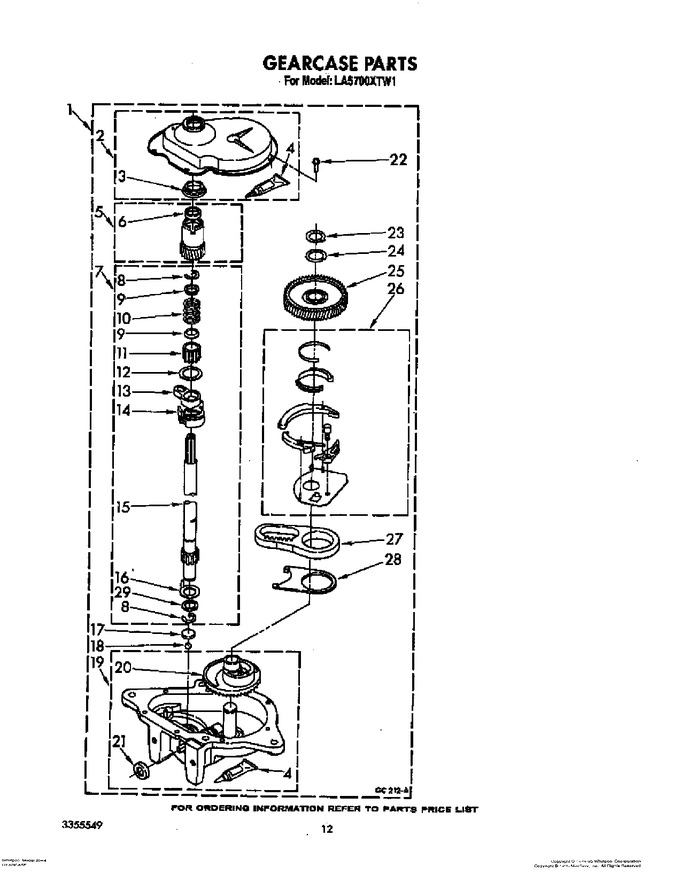 Diagram for LA5700XTN1