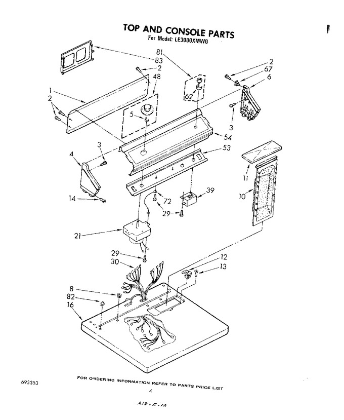 Diagram for LE3000XMW0