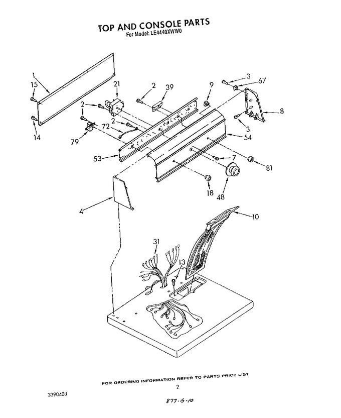 Diagram for LE4440XWW0