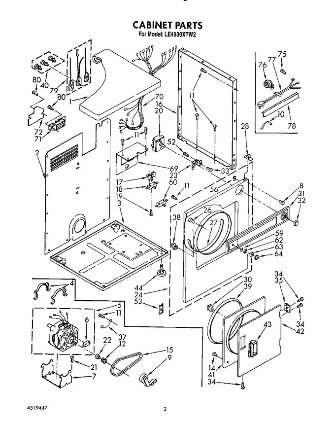 Diagram for LE4930XTW2