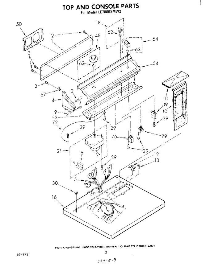 Diagram for LE7000XMW2