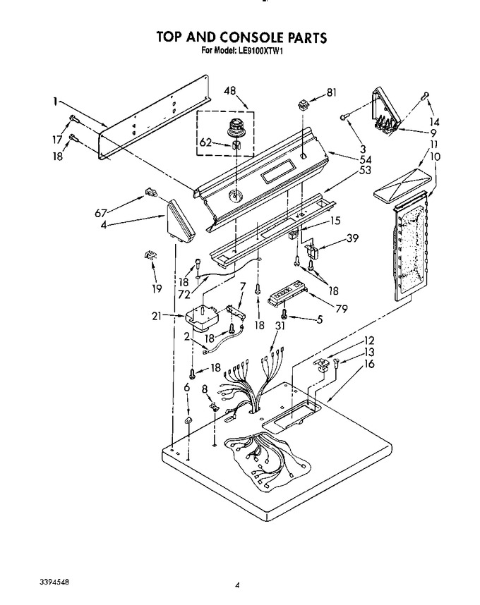 Diagram for LE9100XTW1