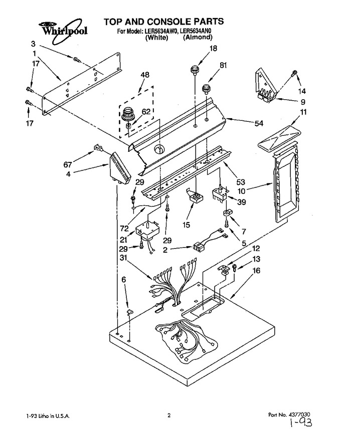 Diagram for LER5634AW0