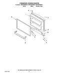 Diagram for 07 - Freezer Door Parts