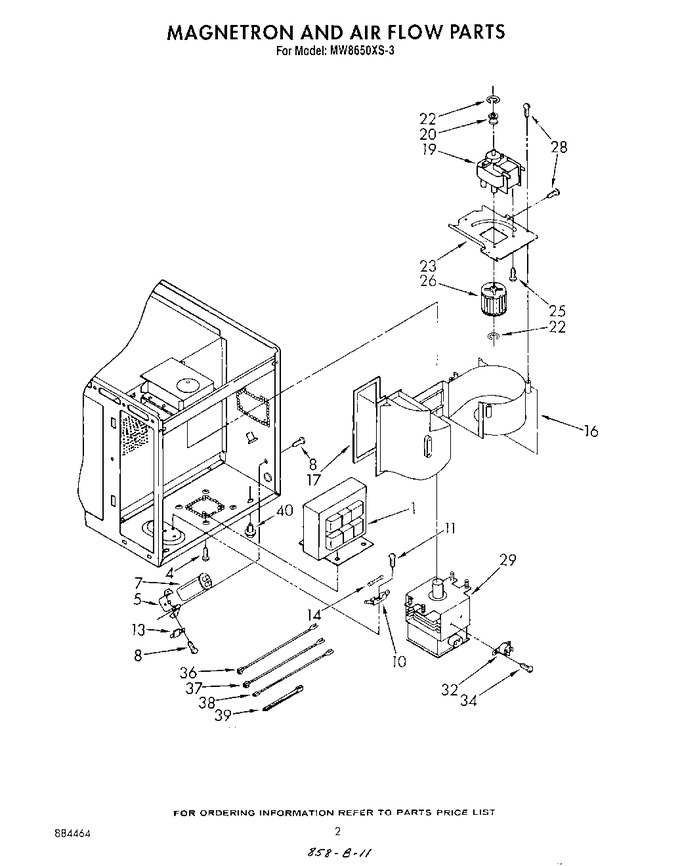 Diagram for MW8650XS3