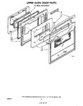 Diagram for 06 - Upper Oven Door