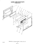 Diagram for 05 - Lower Oven Door , Lit/optional