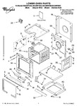 Diagram for 01 - Lower Oven Parts