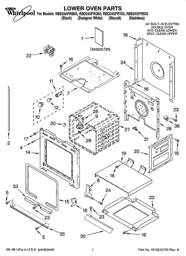 Diagram for RBD245PRT03