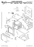 Diagram for 01 - Lower Oven Parts