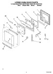 Diagram for 04 - Upper Oven Door Parts