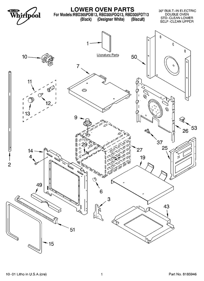 Diagram for RBD305PDQ13