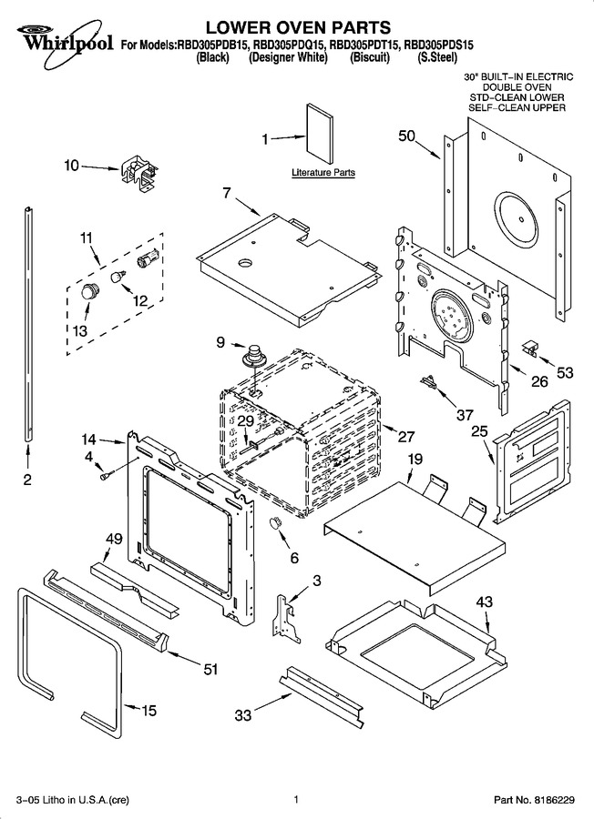 Diagram for RBD305PDS15