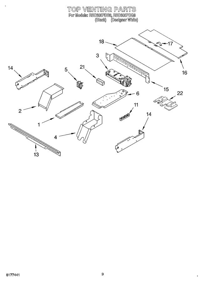 Diagram for RBD305PDQ8