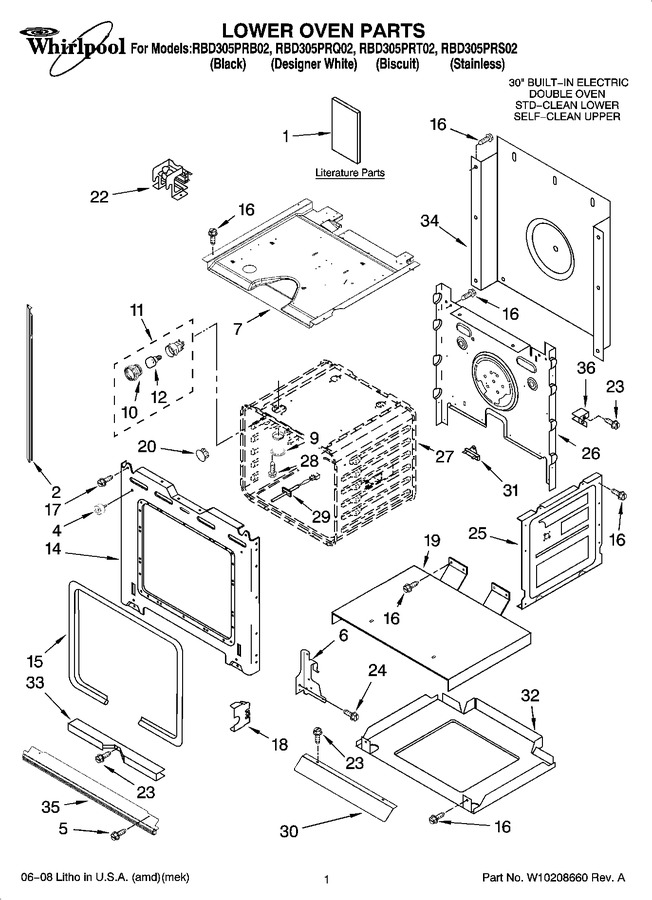 Diagram for RBD305PRT02