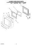 Diagram for 03 - Lower Oven Door Parts