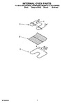 Diagram for 05 - Internal Oven Parts