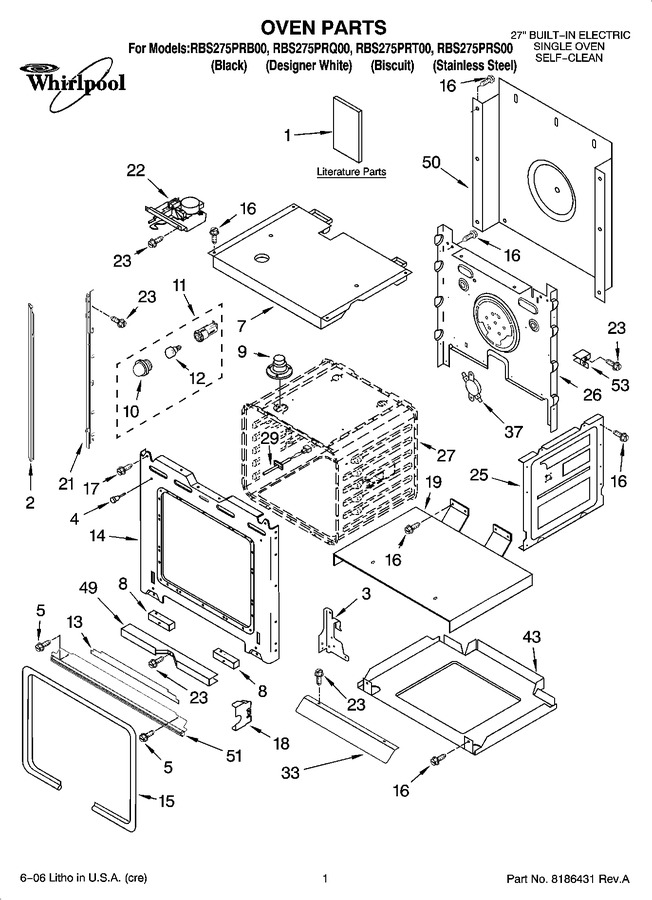 Diagram for RBS275PRT00