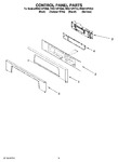 Diagram for 02 - Control Panel Parts