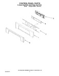 Diagram for 02 - Control Panel Parts