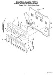 Diagram for 02 - Control Panel Parts