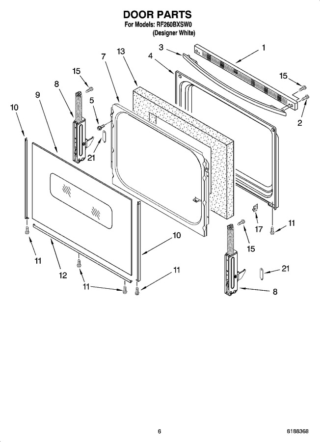 Diagram for RF260BXSW0